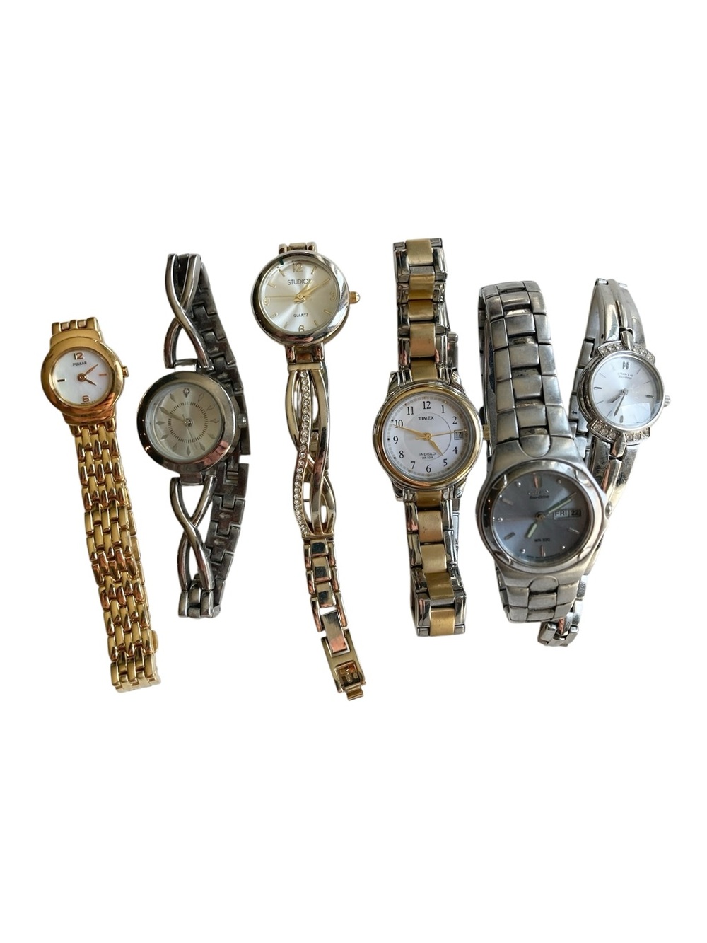Lot of Women’s Watches Two Citizen, Timex, Studio Time, Pulsar, Accutime